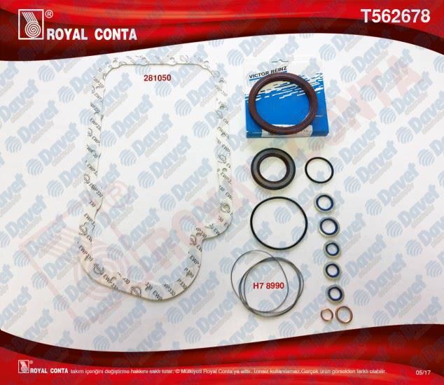 ROYAL T562678 Alt Takim Conta ( 72-75mm) S.K.C Haric-Krank Keceler Dahil P106-P206-P306-Saxo-Xsara-Saxo-Ax-Zx (1.4i 8v) Tu3jp